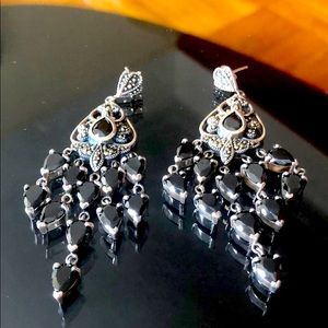 Silver Earrings.